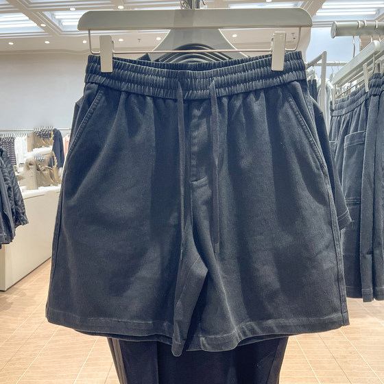 
za obasov men's 2026 spring and summer new casual five-point pants loose straight denim shorts ubb860001