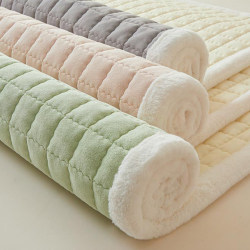 Winter Milk Velvet Mattress Soft Cushion Home Bedroom Double Bed Pad Coral Velvet Mattress Single Student Dormitory