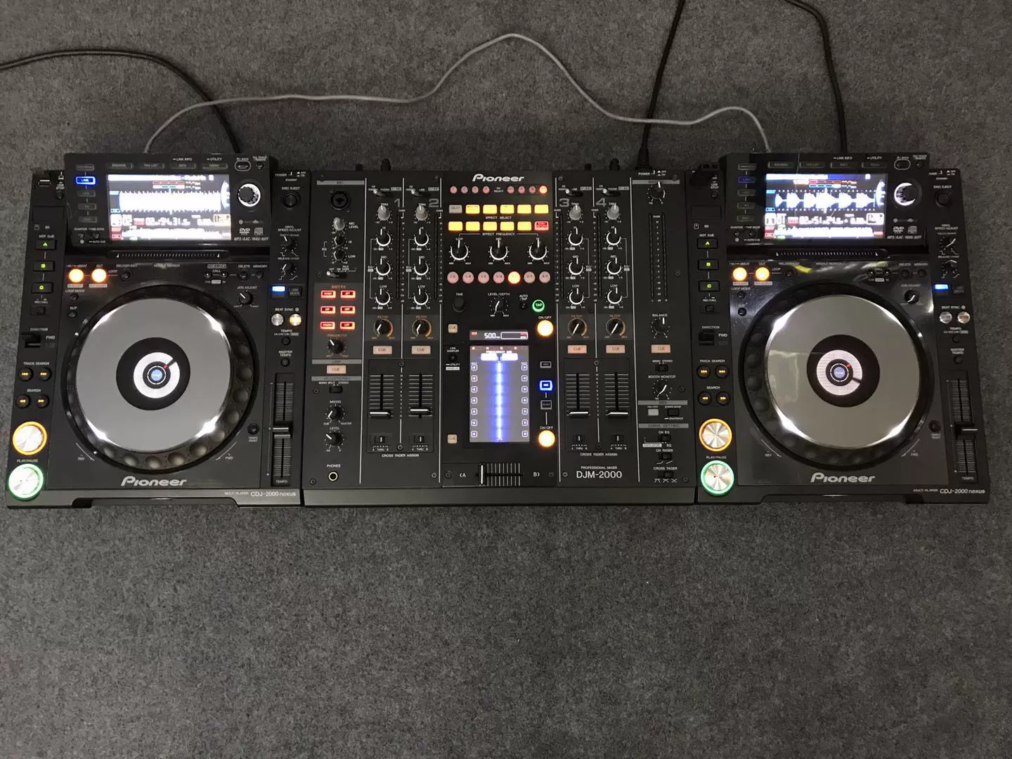 先锋2000nexus打碟机DJM-2000混音台酒吧DJ 内置声卡4通道使用-Taobao