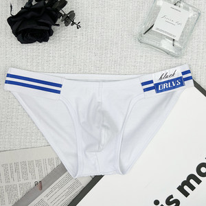 ORLVS Driminal Pants Pure Cotton Sea Blue stripes Poly -color pure sexy low -waist trend sports youth
