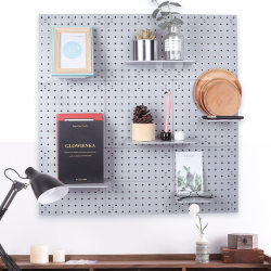 Perforated boards can be freely matched with DIY nail-free walls
