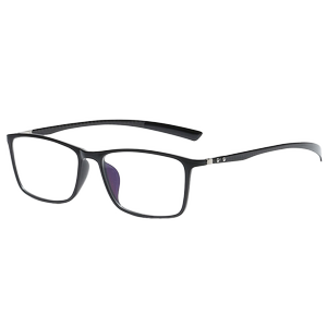 Myopia Men's Carbon Fiber TR90 Full Frame Various Ultra -Light Mirror Female with myopia anti -blue light color change finished glasses frame