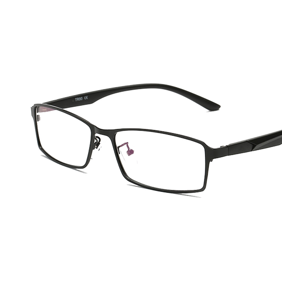 Full -frame myopia glasses frame male full -frame titanium alloy business with glasses myopia glasses rack finished myopular mirror 0325