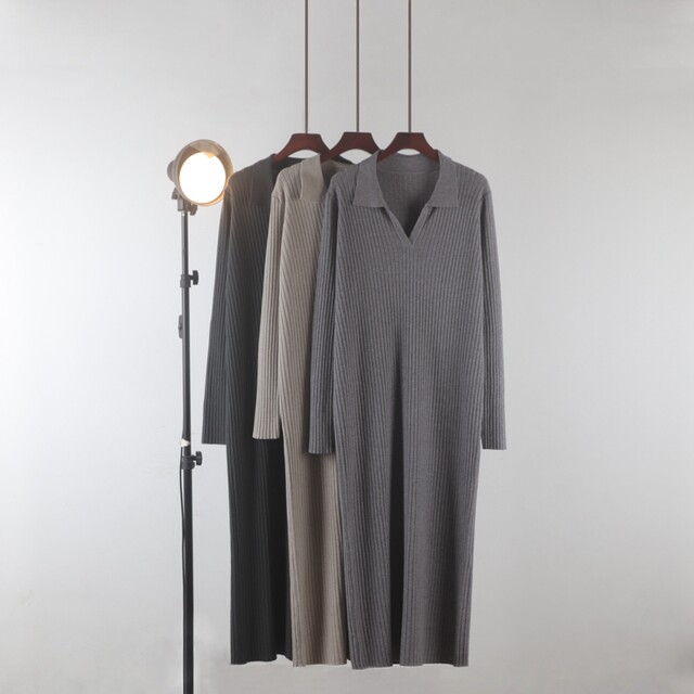Women's Cashmere Sweater Dress Set - Turtleneck Top & Knee-Length Skirt, 100% Wool, Autumn/WWinter Outfit