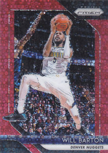 
NBA star card 1819Prizm red bubble discount 125 patchwork set #102 Will Barton
