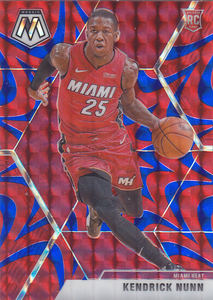 
NBA Star Card 1920 Rookie Mosaic Red and Blue Explosion Refraction Set #234 Nunn
