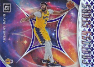 
NBA Star Card 1920optic Nebula Special Card #8 Anthony Davis Dark Brow Silver Break
