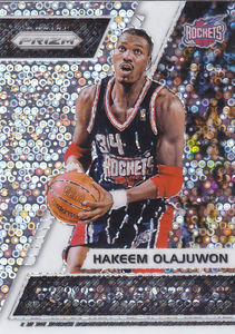 
NBA star Cappanini 1718 Prizm cornerstone Special Kabuki Bubble Set #3 Olajuwang