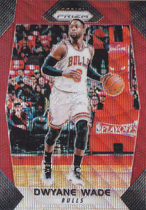 
NBA Panini Star Card Prizm1718 Puka Red Ripple Set #241 Wade