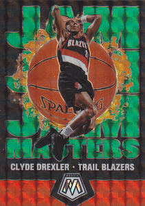 
NBA Panini Star Card 1920 Teka Basketball Fire Green Mosaic Set #4 Drexler