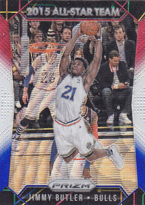 
NBA star card panini1516Prizm All-Star Special Card Tricolor Fold #357 Jimmy Butler