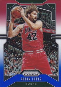 NBA Panini Star Card Prizm1920 Puca Tricolor Refractive Set # 206 Robin Lopez