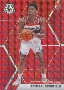 
NBA star card 1920 Puka Mosaic Rookie Red Refraction Set #202 Schofield