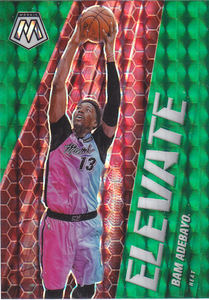 
NBA Star Card 2021 Mosaic Tecard Elevate Soaring Green Folding Set #17 Adebayor