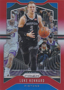 
NBA Panini Star Card 1920Prizm Puka Red Refraction 299 Makeup Set #93 Luke Kennard