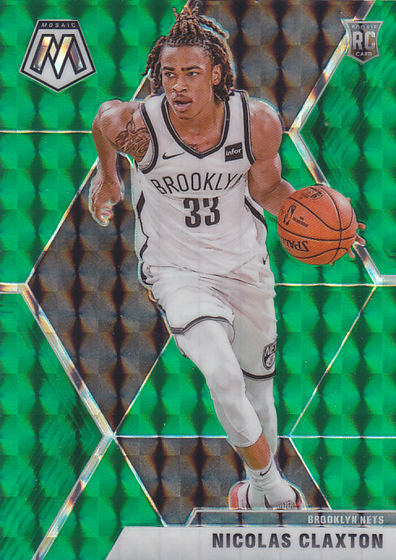 
NBA Star Card 1920 Puka Mosaic Rookie Green Refraction Set #236 Clarkston