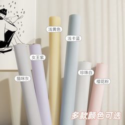 10m Self-Adhesive Waterproof and Moisture-Proof Wallpaper for Bedroom Renovation, Dormitory Background Wall Decoration, Trendy Desktop and Wardrobe Stickers