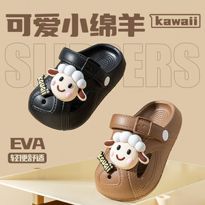 
Children's Slippers 2026 Summer New Style Boys Girls Baby Croc Shoes Children's Indoor Home Non-Slip Sandals