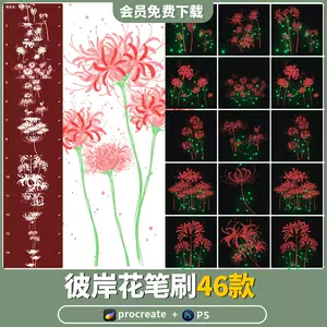 彼岸花手绘画- Top 50件彼岸花手绘画- 2024年4月更新- Taobao