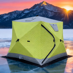 Ice Fishing Tent, Outdoor Winter Fishing Cotton Tent, Thickened for Winter Cold Protection, Special Thermal Insulation, Complete Set of Winter Fishing Equipment