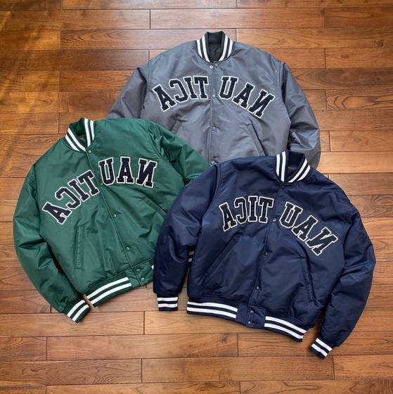 Recommended on both sides to wear city boy ma1 letters embroidered men and women couple baseball cotton jacket jackets

