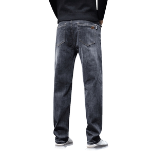 
2026 Autumn New Long Pants Men's Autumn and Winter Jeans Men's Velvet Thickened Straight Pants Stretch Casual Men's Pants