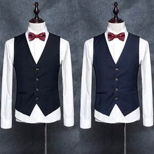 
Suit vest men's business wedding best man Korean style trendy slim vest men's suit casual vest horse clip