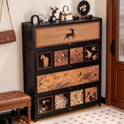Shoe Cabinet for Home Entrance, Integrated Wall-Mounted Entryway Shoe Rack, 2025 New Model, Simple Multi-Layer Storage