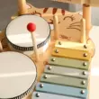 đàn piano đồ chơi cho bé Trẻ Em Bộ Trống Gỗ Đa Năng Nhạc Cụ Gõ Orff Nhạc Montessori Giáo Dục Sớm Mẫu Giáo Bé Trai Và Bé Gái Quà Tặng đàn piano kèm mic cho be Đồ chơi nhạc cụ cho trẻ em