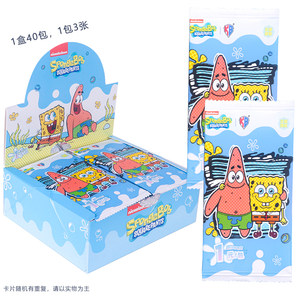 
Kabao Cultural and Creative Genuine SpongeBob Mysterious Box Collection Card 1 Yuan Pack 2D Animation Peripheral Card