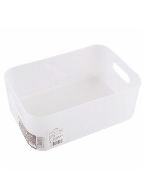 Japan's DAISO cosmetics storage box desktop organizer pp transparent plastic covered small strip square