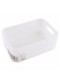 Japan's DAISO cosmetics storage box desktop organizer pp transparent plastic covered small strip square