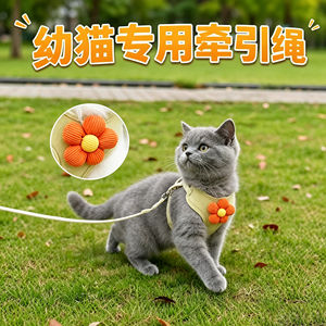 
Special kitten traction rope for two-month-old kittens