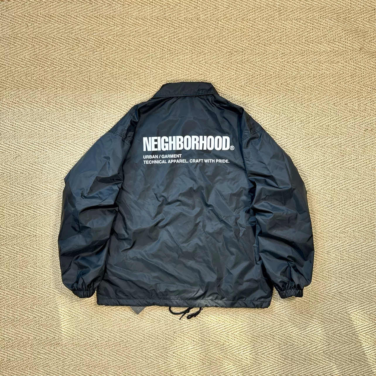 重庆现货NEIGHBORHOOD WINDBREAKER JACKET防水尼龙教练夹克23SS-Taobao