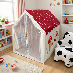 Extra-Long Children's Tent for Indoor Use, Large Girls' Playhouse That Can Be Used for Sleeping, Home Secret Base, Birthday Gift