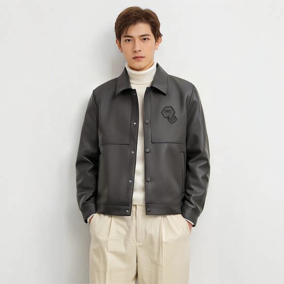 
[Same style in shopping mall] S253023507 EDENBO autumn and winter new style genuine leather sheepskin goatskin jacket