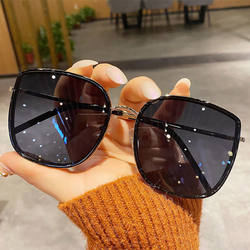 Sunglasses for Women, Summer 2021 New Trendy Retro High-End Sunglasses, Uv Protection, ins Large Face Slimming Effect