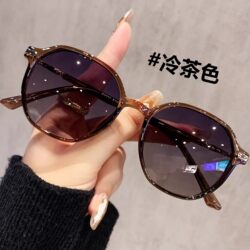 Brown Polarized Sunglasses for Women, High-End Style, Suitable for Small Faces, Retro Sunglasses, 2026 New Model, Uv Protection