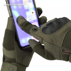 Emerson Tactical Gloves Touch Screen Full-Finger Hard Shell Protective Mountaineering Cold-Proof Gloves Cycling Shock-Absorbing Half-Finger Gloves