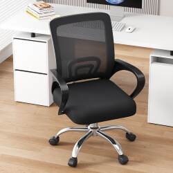 Computer Chair, Comfortable for Long Sitting, Staff Chair, Swivel Chair, Home Use, Universal Wheel Seat, Gaming Chair, Dormitory Adjustable Office Chair