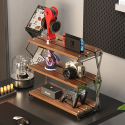 Desktop Storage Rack, Home Computer Desk, Foldable Coffee Cup Holder, Camping Table, Bar Counter Storage, Decorative Organizer Shelf