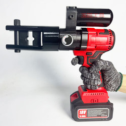 Integrated Lithium Battery Brushless Motor Rechargeable Electric Hydraulic Wire Clamp for Electricians, Specialized for Crimping Copper and Aluminum Lug Terminals