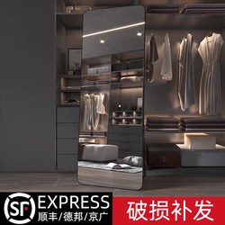 Full-Length Dressing Mirror, Floor Mirror, High-End Home Use, Girls' Bedroom, Clothing Store Fitting Mirror, Men's Exclusive, Internet-Famous Mirror