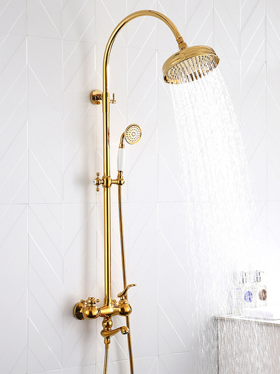 Rubinetto Doccia A Vista In Ottone - Miscelatore Per Acqua Fredda/Calda - Foto 7