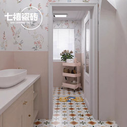 French-Style Cream-Colored Kitchen Soft-Light Wall Tiles, Balcony Tiles 600X1200, Micro-Powder Girly Pink Bathroom Tiles