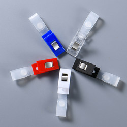 Free Shipping Id Card Holder Badge Holder Clip Badge Case Work Id Card Holder Plastic Shopping Mall Price Tag Small Clip Clothing Label Clip