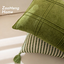 High-End Luxury Decorative Pillows for Living Room Sofa, Waist Pillow Covers, Stylish Homestay Tatami Soft Decor Cushions and Pillows
