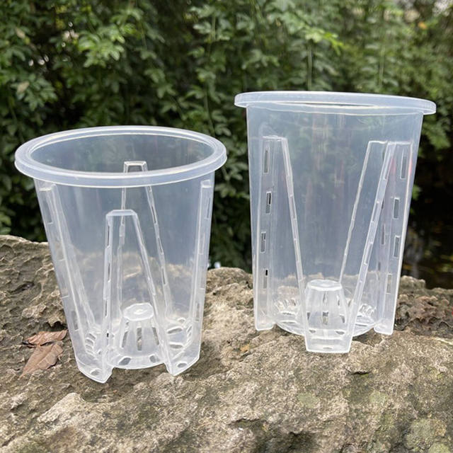 Root control flower pot plastic gallon basin Qingshan basin household ...