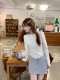 Cut cake homemade small person spring unique beautiful top women's temperament new sun protection suit long-sleeved short jacket