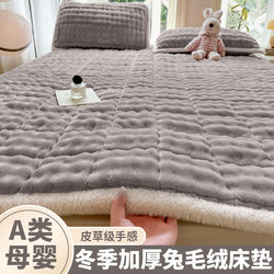 Class a Thick Rabbit Fur Plush Mattress Soft Pad for Home Use, Bedding, Dormitory Student Single Tatami Mat